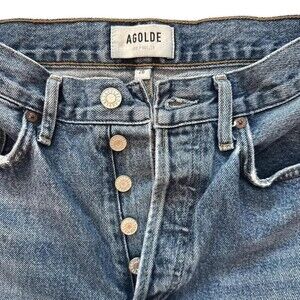 AGOLDE 90s Crop Mid Rise Straight 26